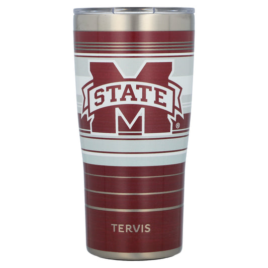 Tervis Mississippi State Bulldogs 20oz. Hype Stripe Stainless Steel Tumbler