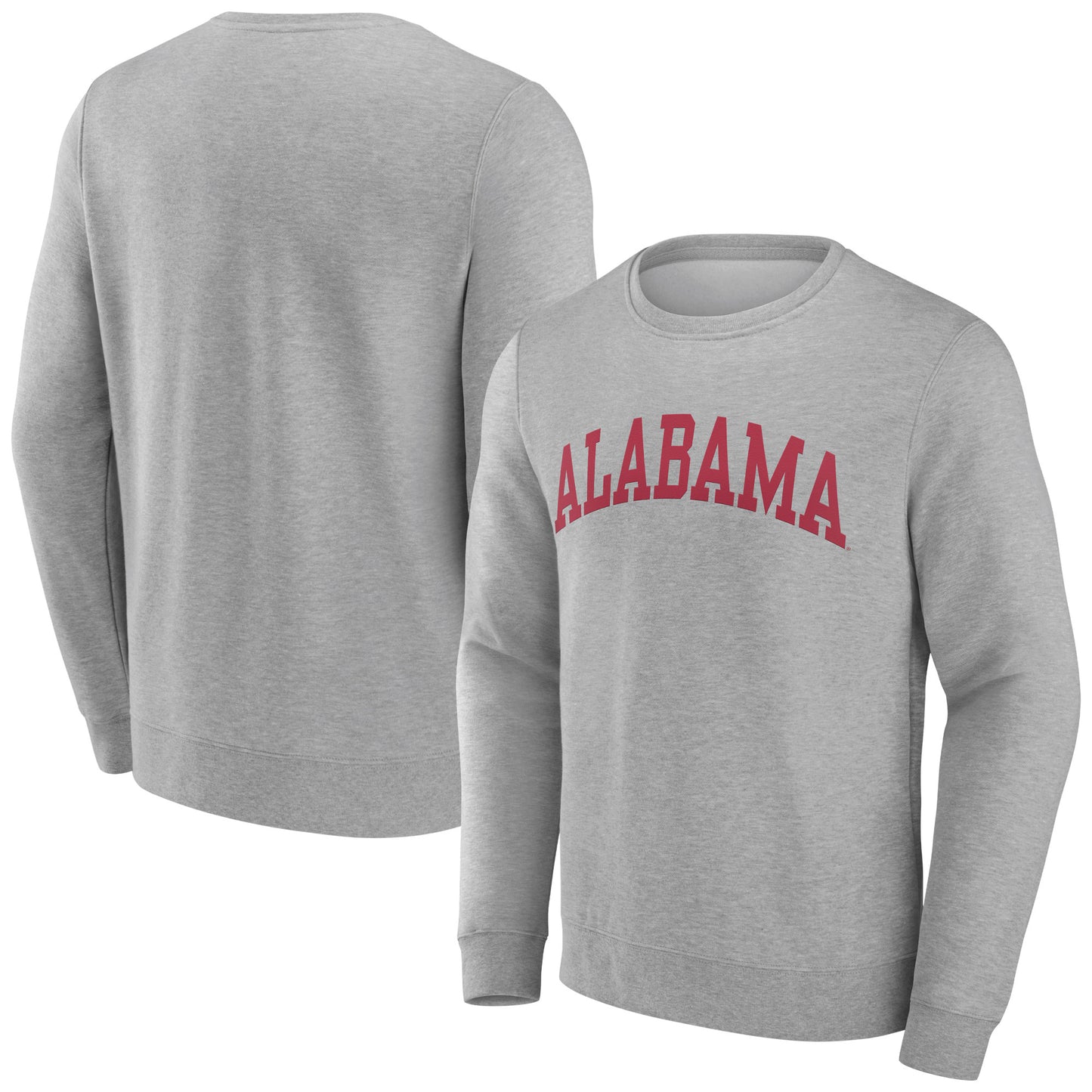 Men's Gray Alabama Crimson Tide Basic Arch Sweatshirt