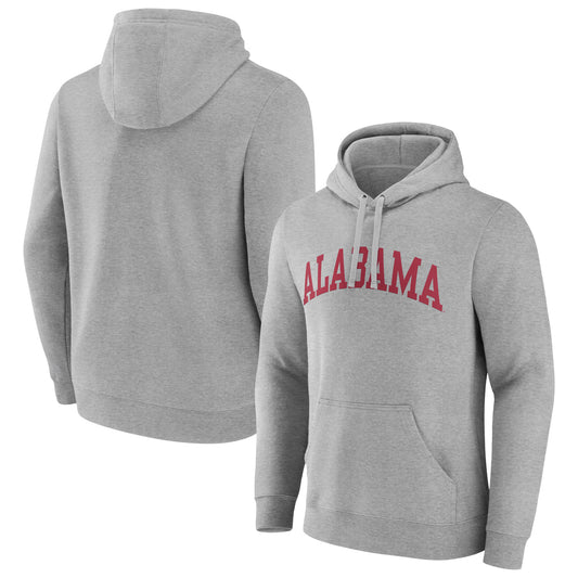 Men's Gray Alabama Crimson Tide Basic Arch Pullover Hoodie