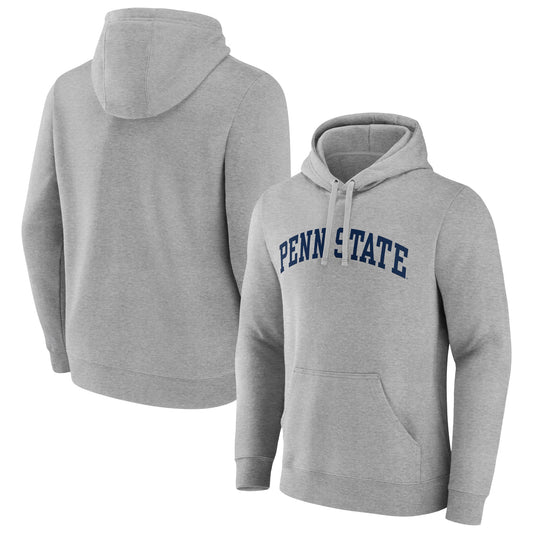 Men's Gray Penn State Nittany Lions Basic Arch Pullover Hoodie