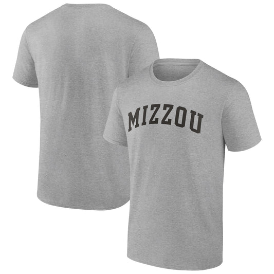 Men's Heather Gray Missouri Tigers Basic Arch T-Shirt