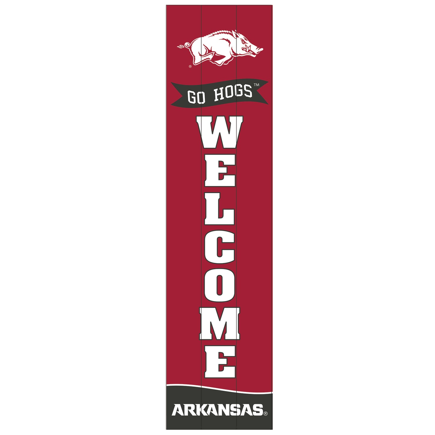 Arkansas Razorbacks 47" Leaner Fan Sign