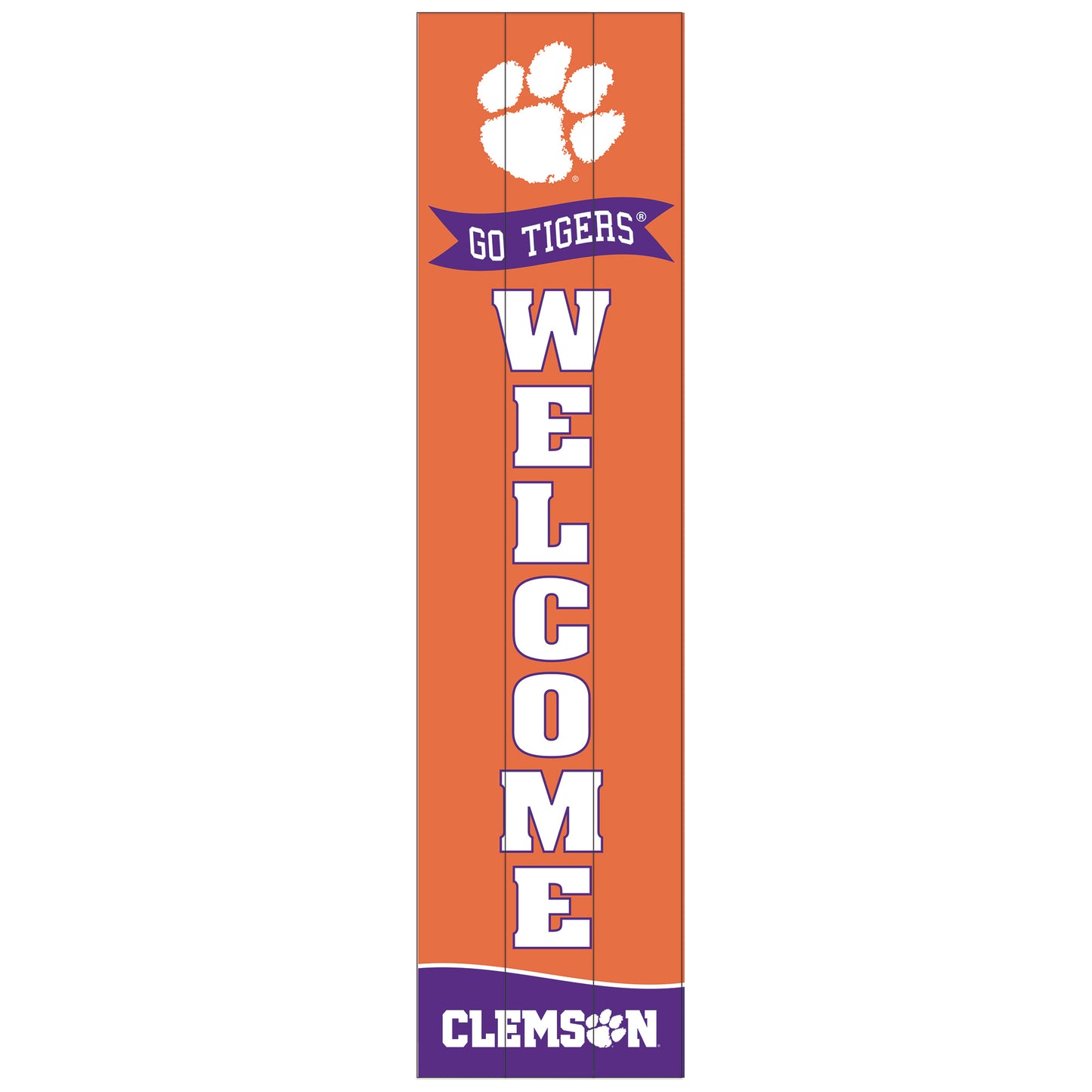 Clemson Tigers 47" Leaner Fan Sign