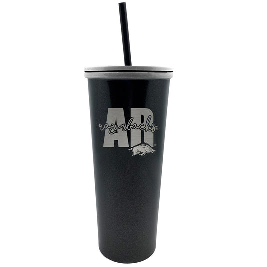 Arkansas Razorbacks 24oz. Onyx Skinny Tumbler