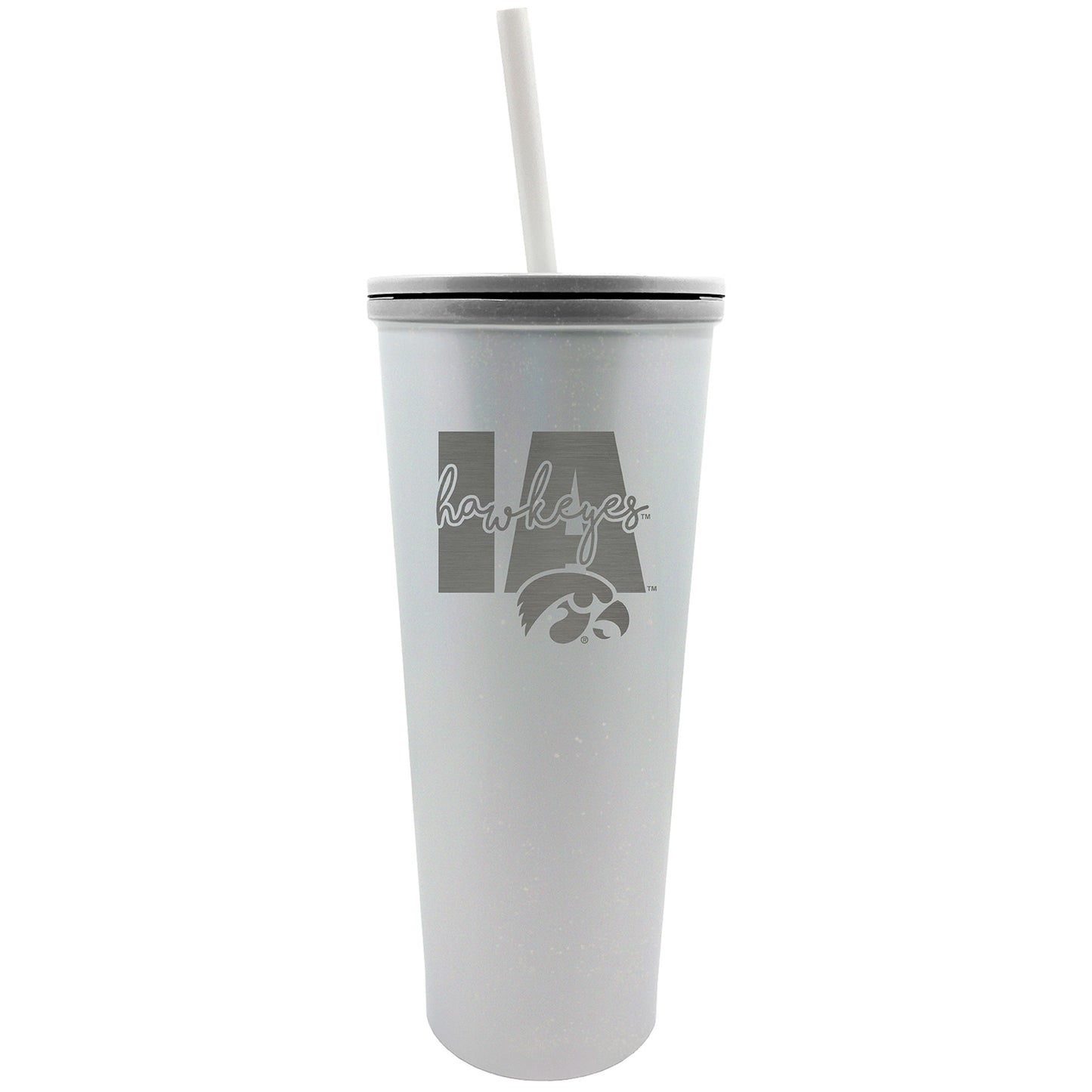 Iowa Hawkeyes 24oz. Opal Skinny Tumbler