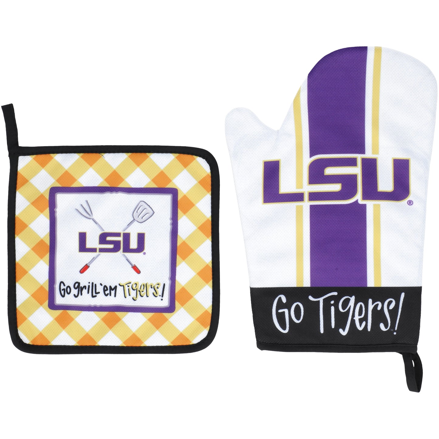 LSU Tigers Pot Holder Set