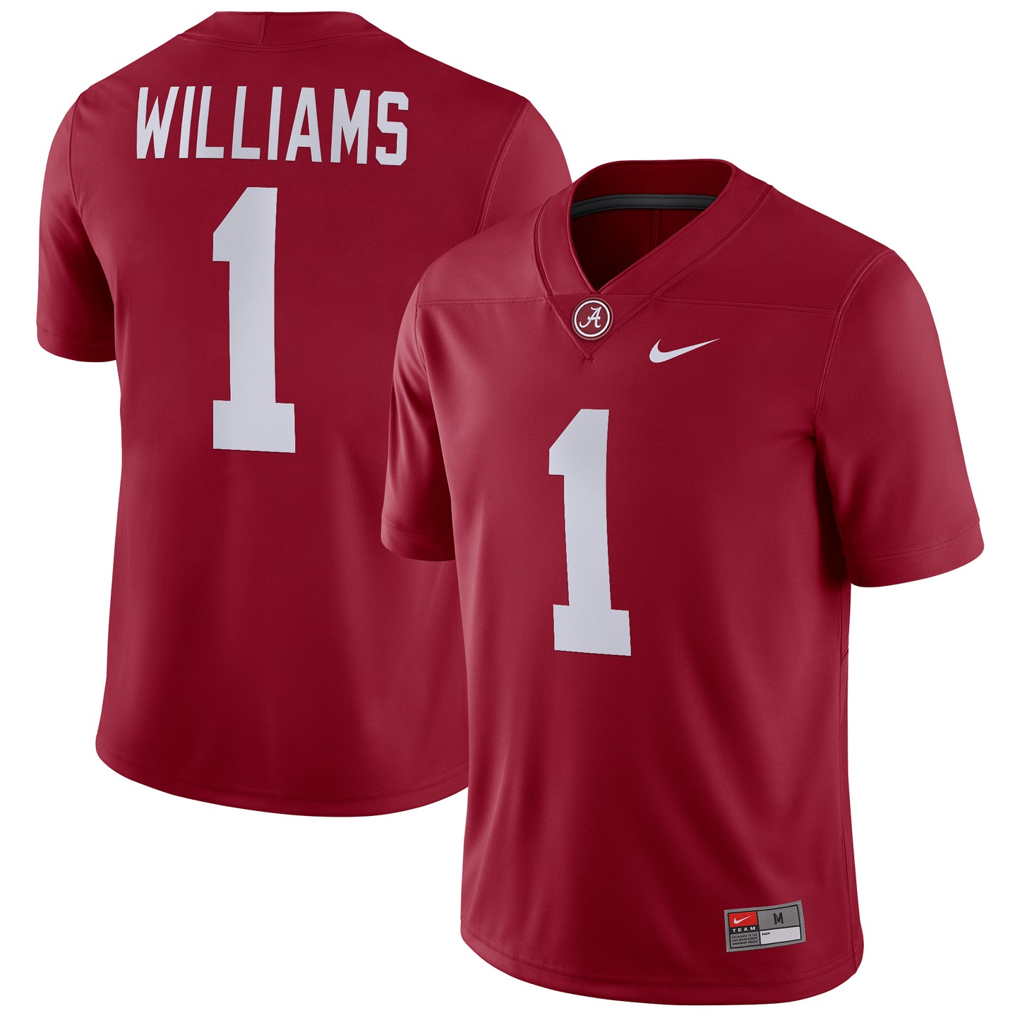 Men's Nike Jameson Williams Crimson Alabama Crimson Tide Player Game Jersey