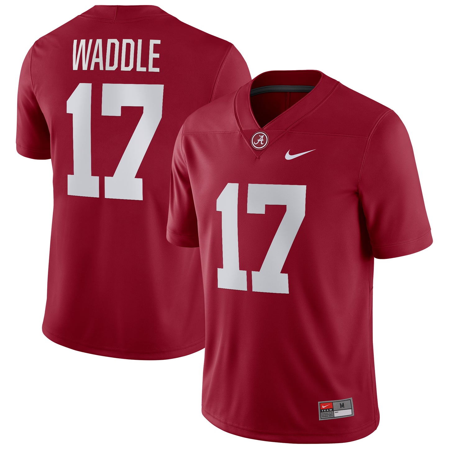 Men's Nike Jaylen Waddle Crimson Alabama Crimson Tide Player Game Jersey