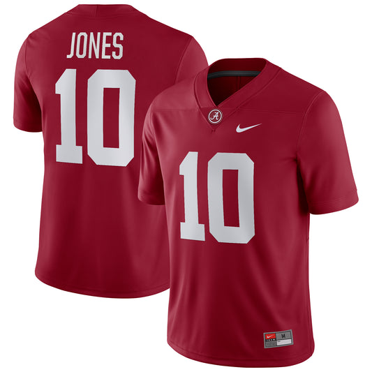 Men's Nike Mac Jones Crimson Alabama Crimson Tide Player Game Jersey