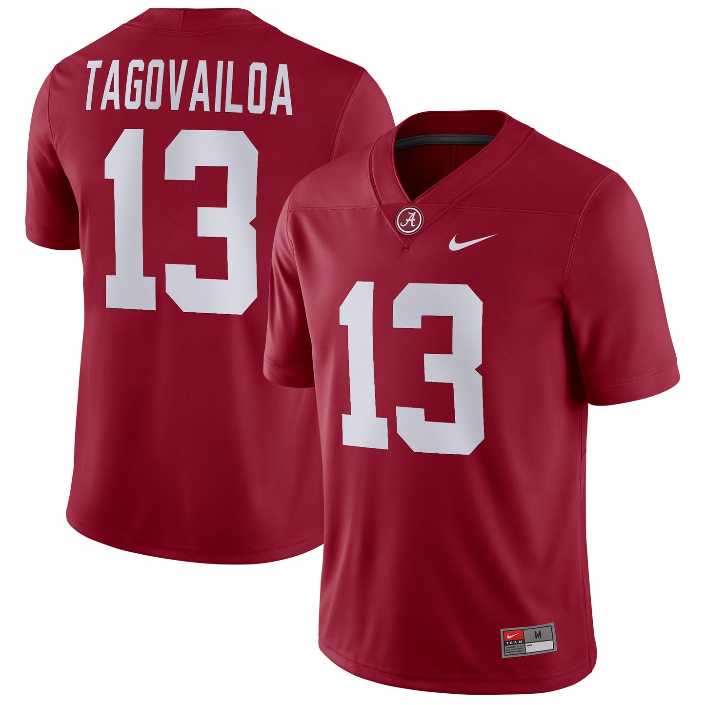 Men's Nike Tua Tagovailoa Crimson Alabama Crimson Tide Player Game Jersey