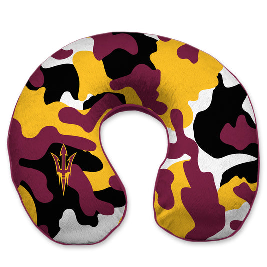 Arizona State Sun Devils Camo Memory Foam Travel Pillow