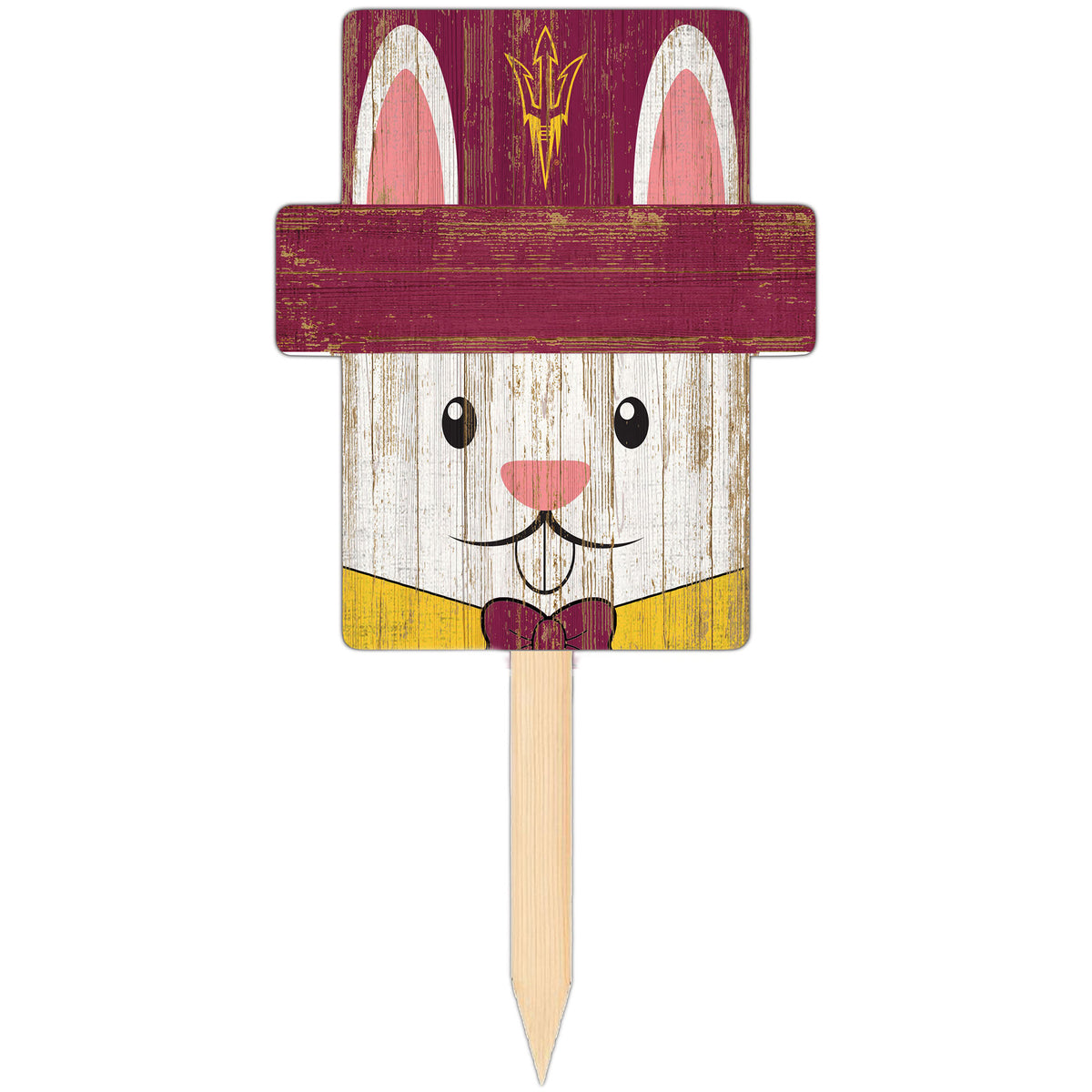 Arizona State Sun Devils 16" x 19" Easter Bunny Yard Stake