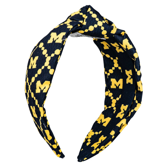 Michigan Wolverines Lindsay Cape Cod Knot Headband