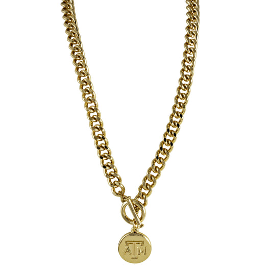 Texas A&M Aggies Ramsey Gold Necklace