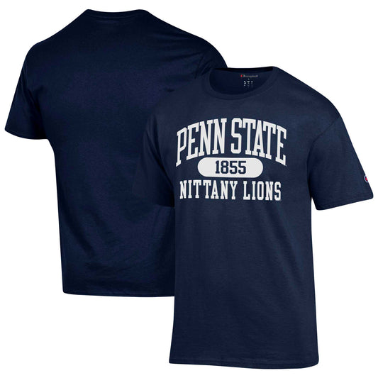 Men's Champion Navy Penn State Nittany Lions Arch Pill T-Shirt