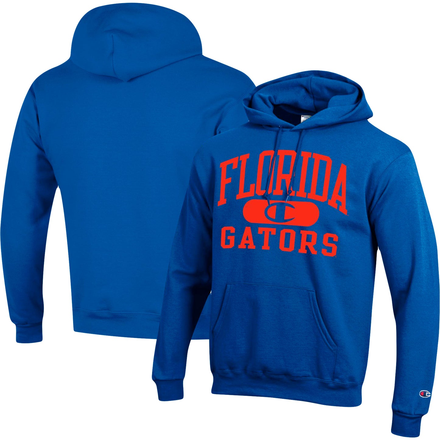 Men's Champion Royal Florida Gators Arch Pill Pullover Hoodie