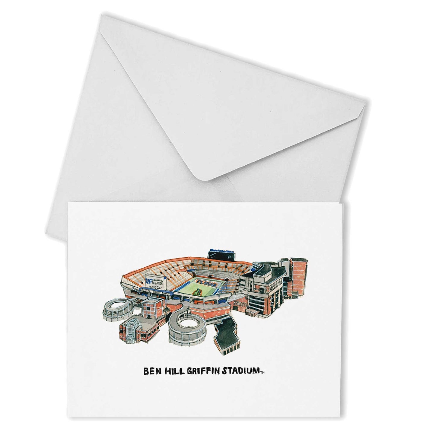 Florida Gators Valiant Stadium Boxed Note Card Set