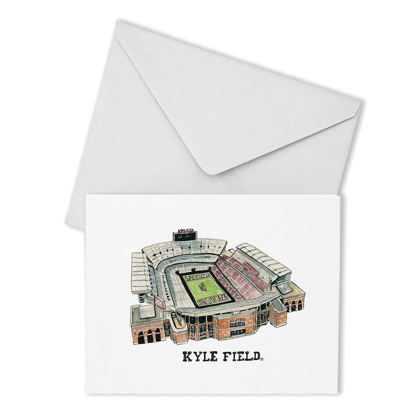 Texas A&M Aggies Valiant Stadium Boxed Note Card Set
