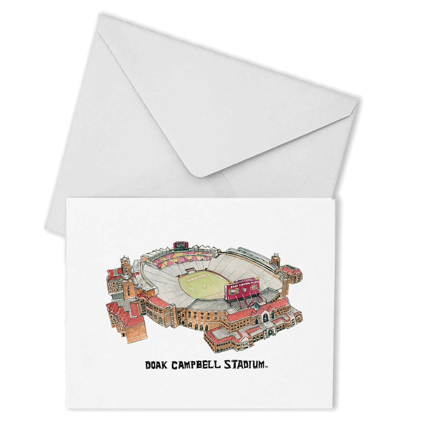 Florida State Seminoles Valiant Stadium Boxed Note Card Set