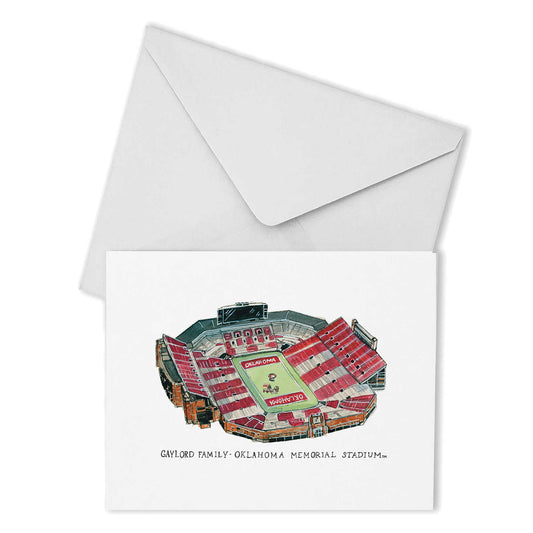 Oklahoma Sooners Valiant Stadium Boxed Note Card Set