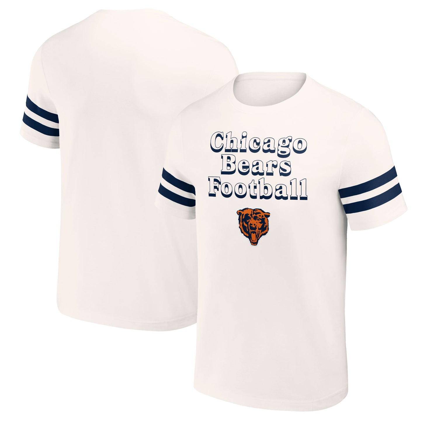 Men's NFL x Darius Rucker Collection by Fanatics Cream Chicago Bears Vintage T-Shirt