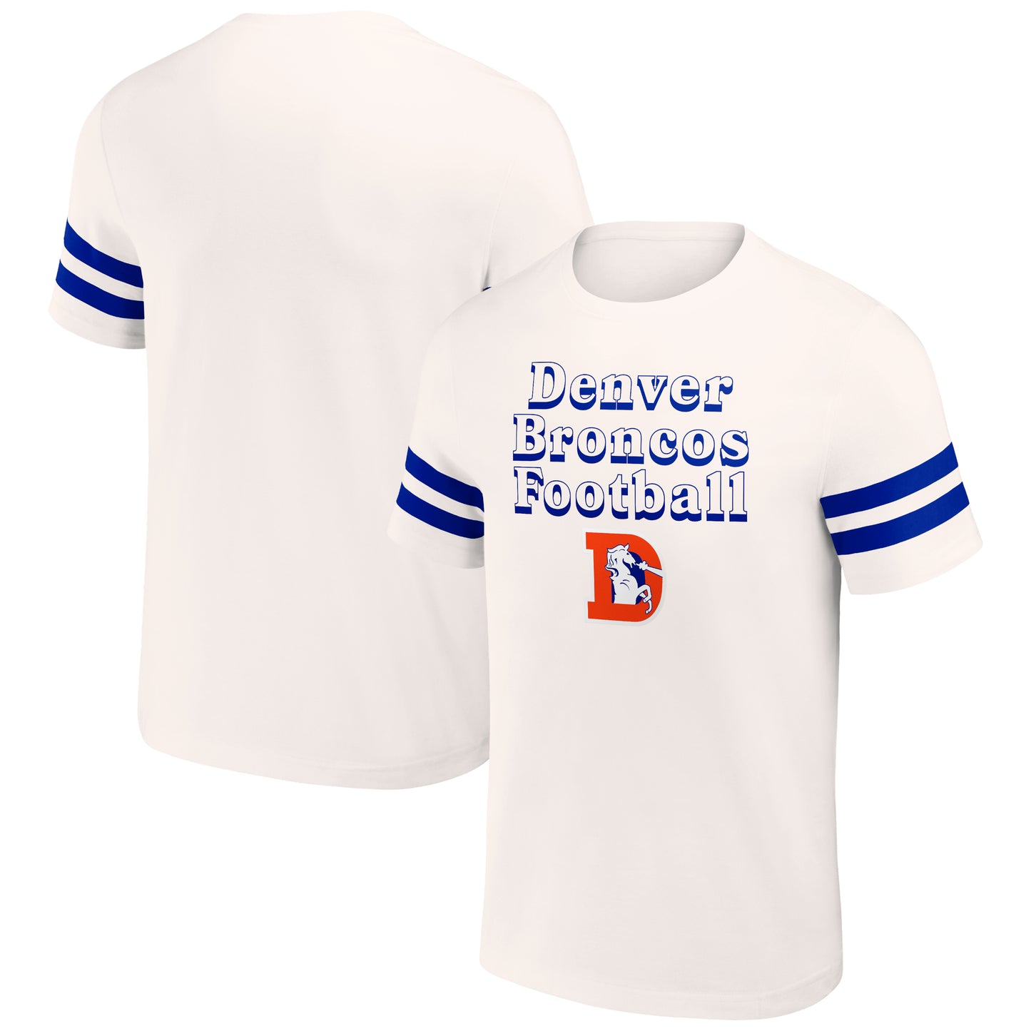 Men's NFL x Darius Rucker Collection by Fanatics Cream Denver Broncos Vintage T-Shirt