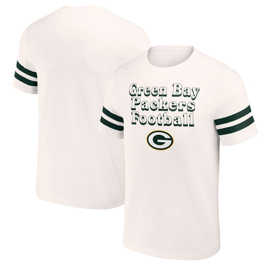 Men's NFL x Darius Rucker Collection by Fanatics Cream Green Bay Packers Vintage T-Shirt