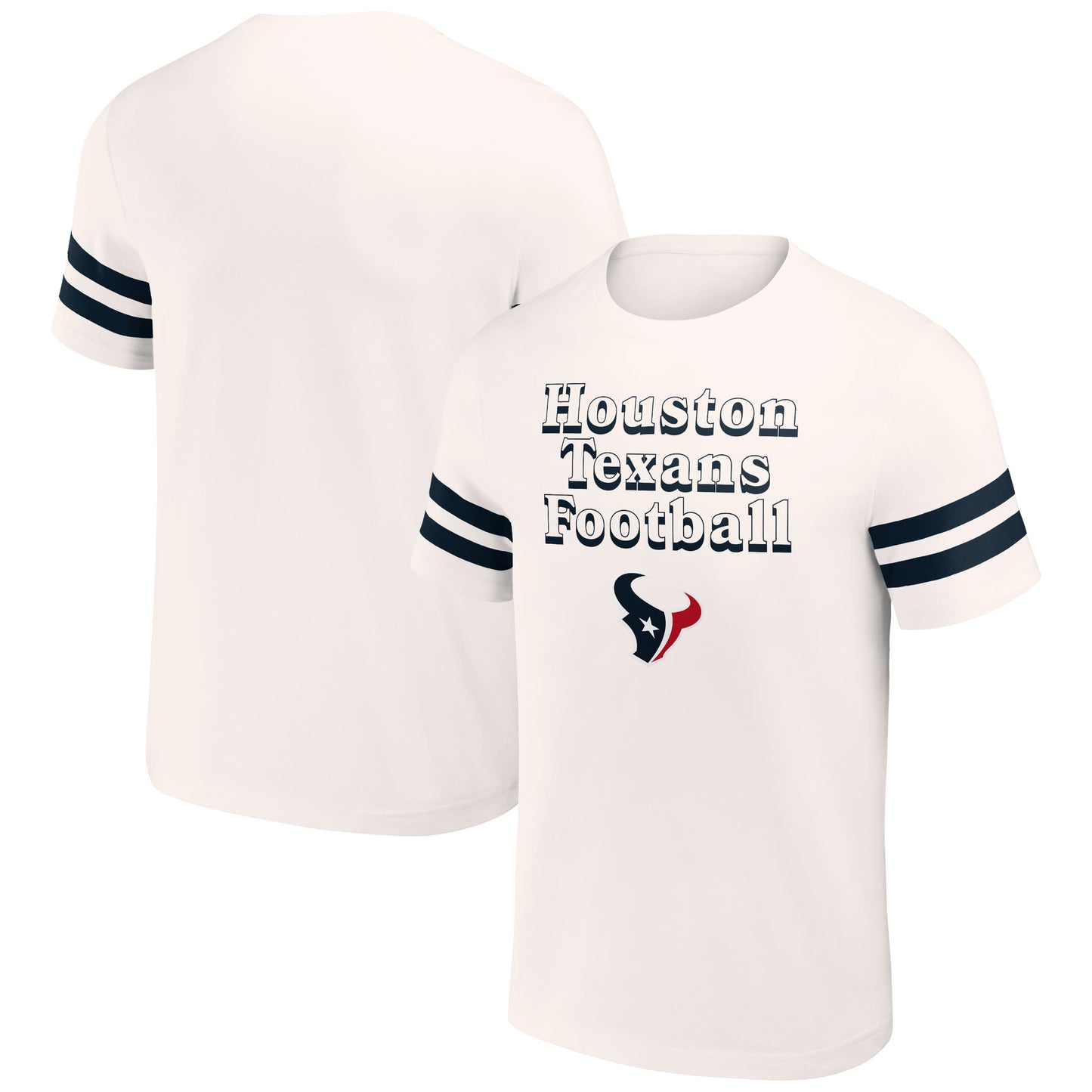 Men's NFL x Darius Rucker Collection by Fanatics Cream Houston Texans Vintage T-Shirt