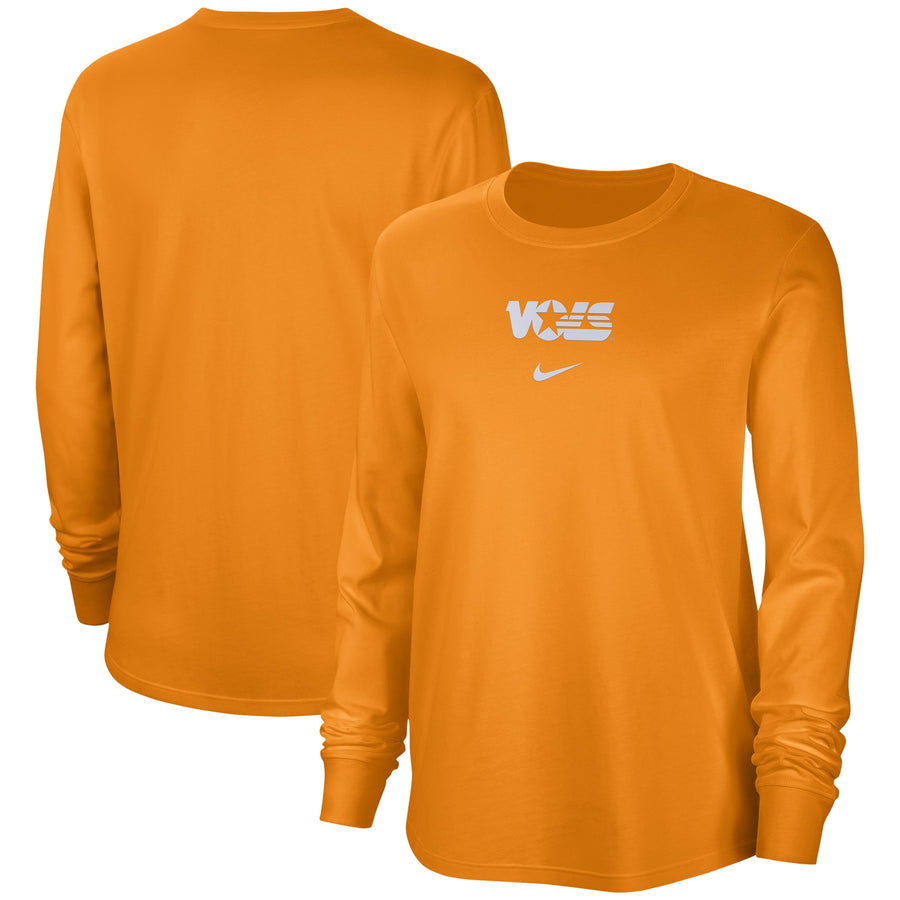 Women's Nike Tennessee Orange Tennessee Volunteers Vintage Long Sleeve T-Shirt