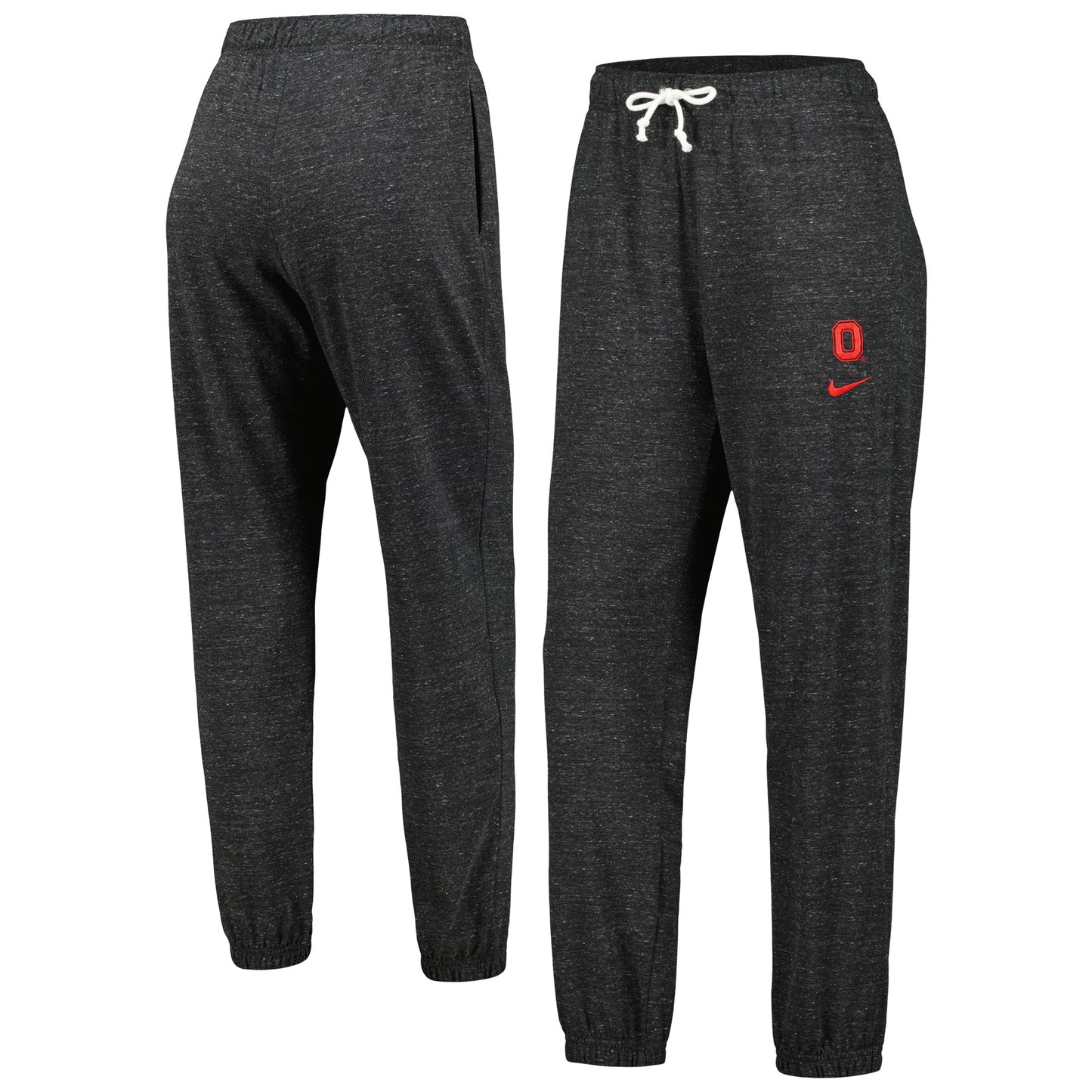 Women's Nike  Black Ohio State Buckeyes Gym Vintage Jogger Pants