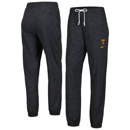 Women's Nike  Black Tennessee Volunteers Gym Vintage Jogger Pants