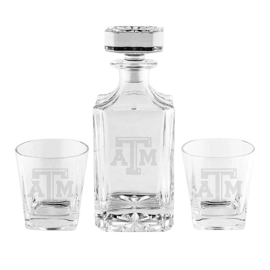 Texas A&M Aggies 3-Piece Decanter Set