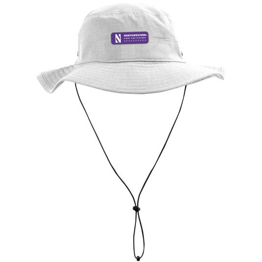 Men's Under Armour White Northwestern Wildcats Performance Boonie Bucket Hat