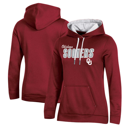 Women's Champion Crimson Oklahoma Sooners Team Pullover Hoodie