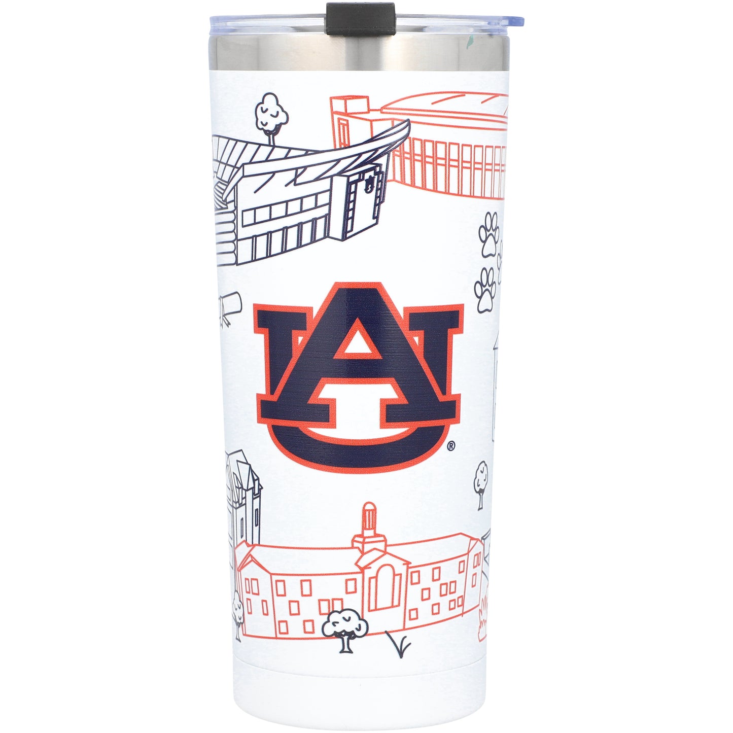 Auburn Tigers 24oz. Campus Tumbler