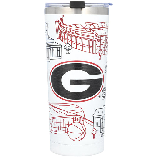Georgia Bulldogs 24oz. Campus Tumbler