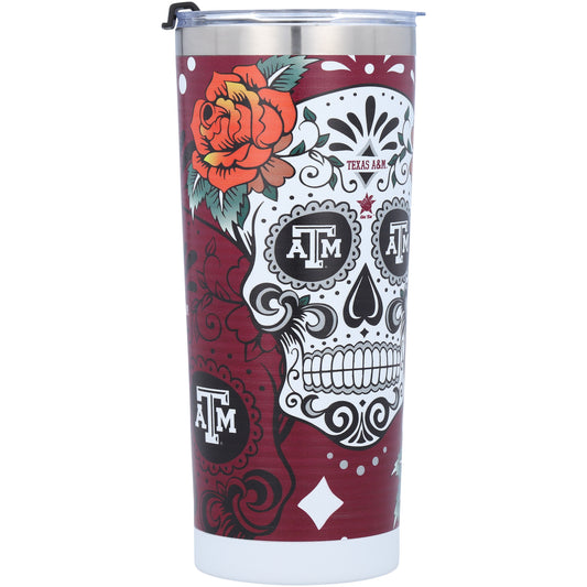 Texas A&M Aggies 24oz. Dia De Los Muertos Stainless Steel Tumbler