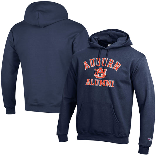 Men's Champion  Navy Auburn Tigers Alumni Logo Pullover Hoodie