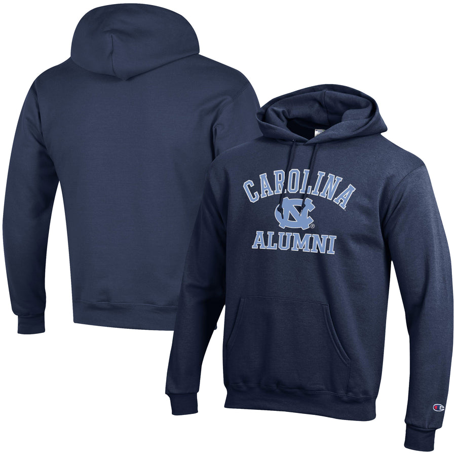 Men's Champion  Navy North Carolina Tar Heels Alumni Logo Pullover Hoodie
