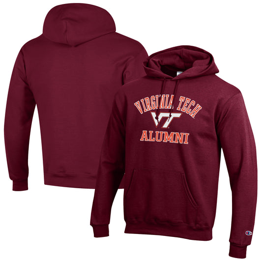 Men's Champion  Maroon Virginia Tech Hokies Alumni Logo Pullover Hoodie