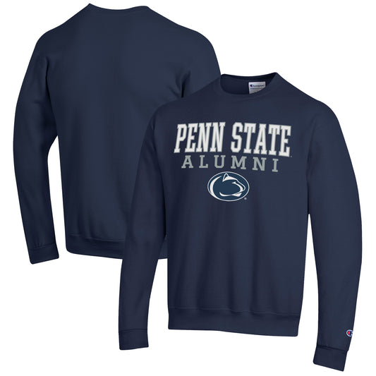 Men's Champion  Navy Penn State Nittany Lions Alumni Logo Pullover Sweatshirt