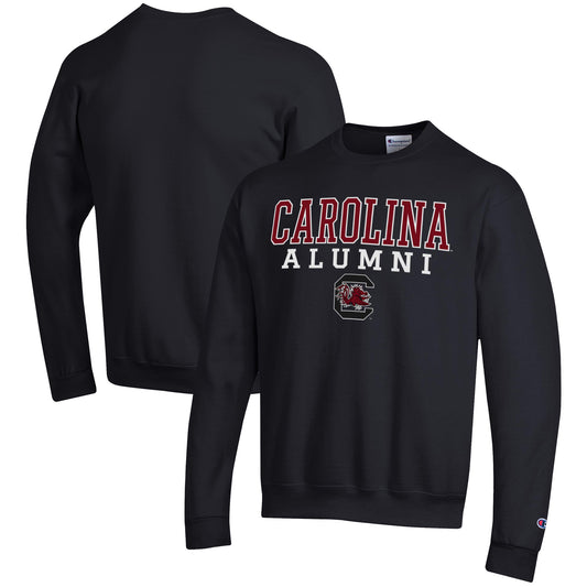 Men's Champion  Black South Carolina Gamecocks Alumni Logo Pullover Sweatshirt