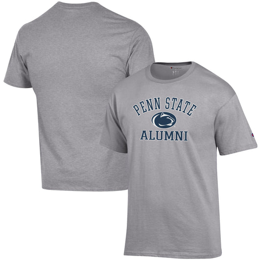 Men's Champion  Gray Penn State Nittany Lions Alumni Logo T-Shirt