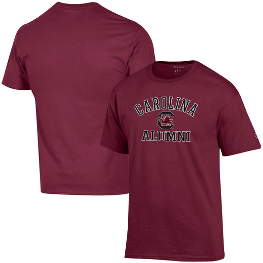 Men's Champion  Garnet South Carolina Gamecocks Alumni Logo T-Shirt