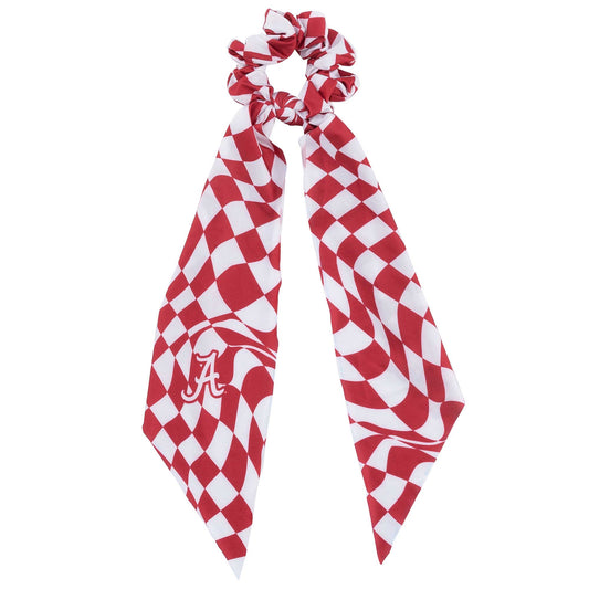 ZooZatz Alabama Crimson Tide Checkered Scrunchie Scarf