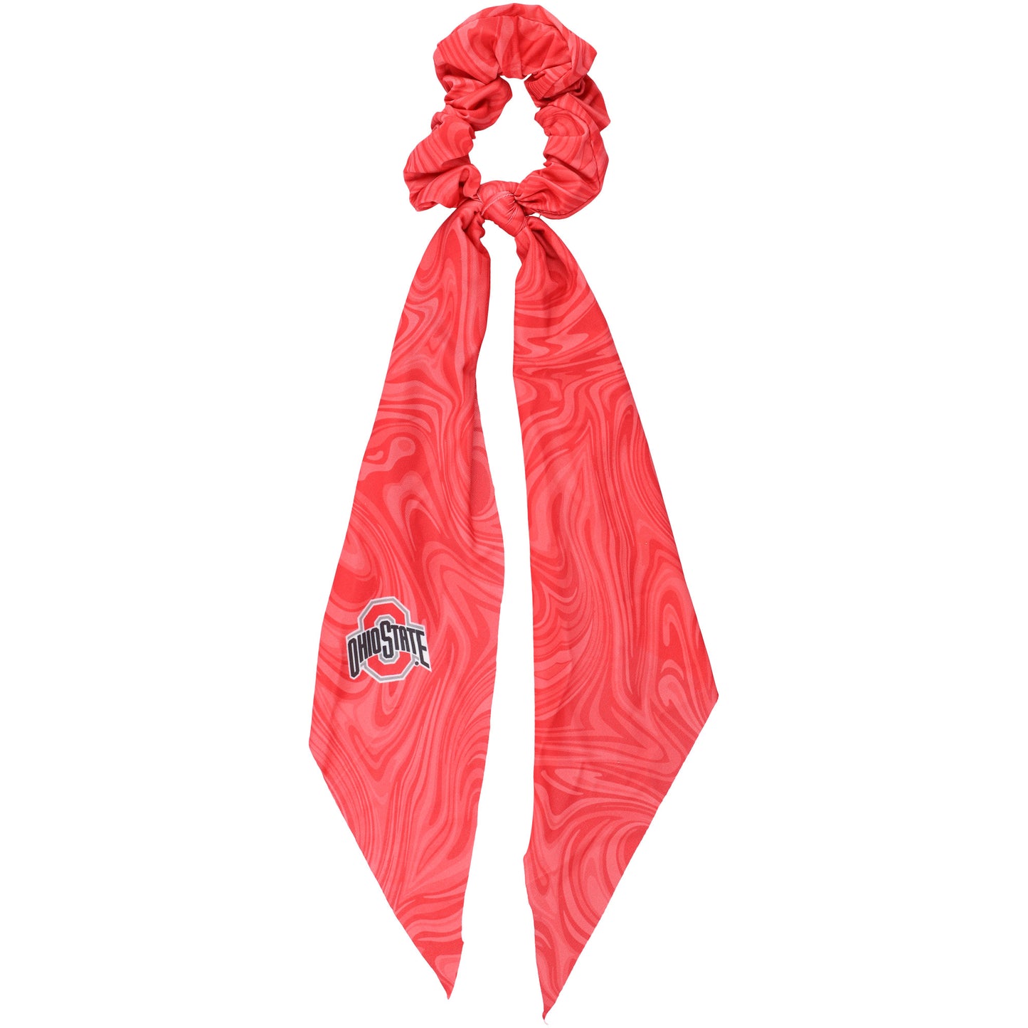 ZooZatz Ohio State Buckeyes Swirly Scarf Scrunchie