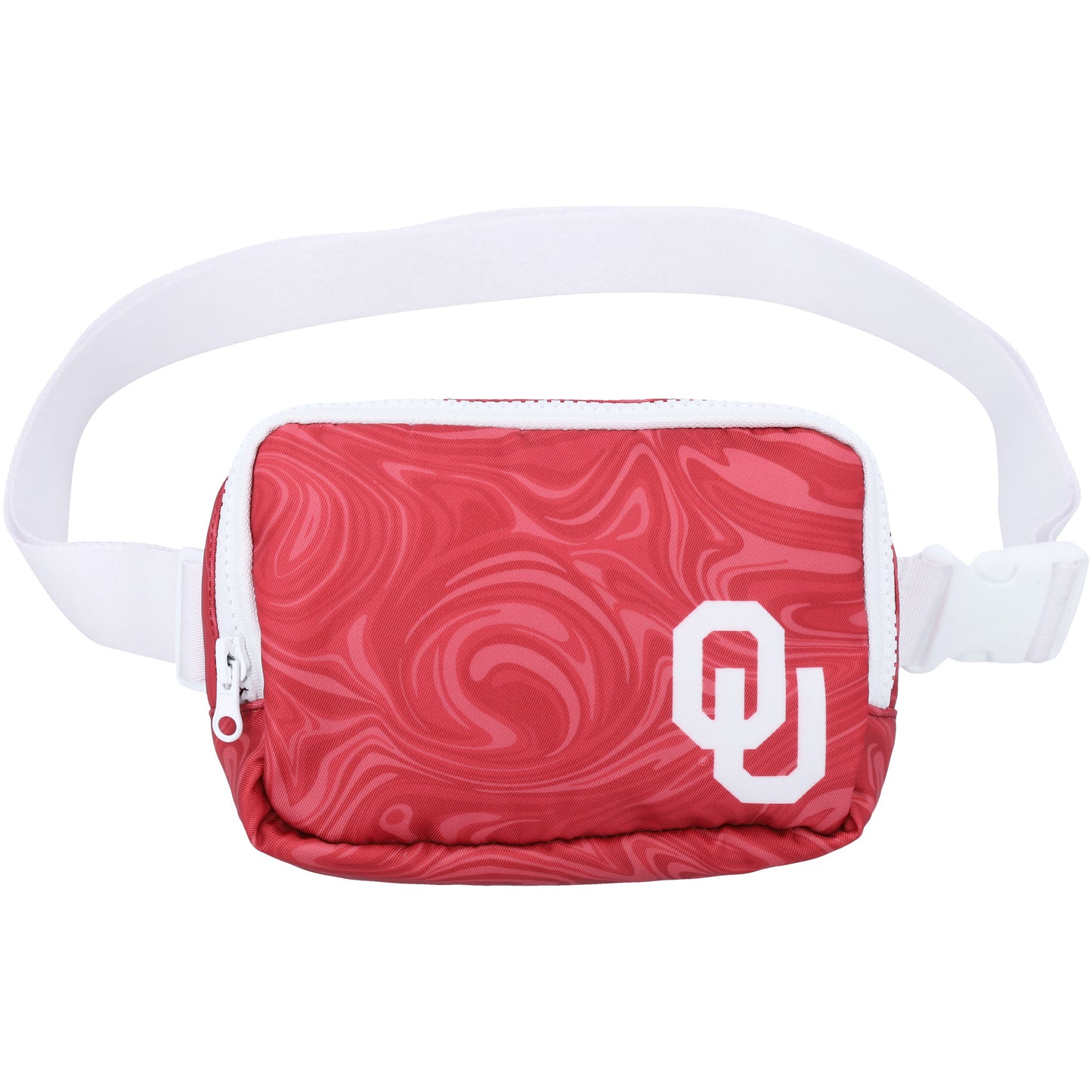 Women's ZooZatz Oklahoma Sooners Swirly Belt Adjustable Fanny Pack Bag