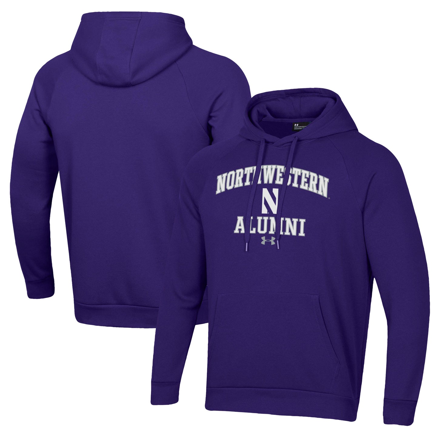 Men's Under Armour  Purple Northwestern Wildcats Alumni All Day Pullover Hoodie