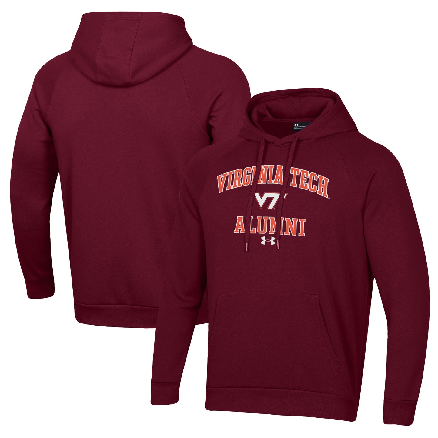 Men's Under Armour  Maroon Virginia Tech Hokies Alumni All Day Pullover Hoodie