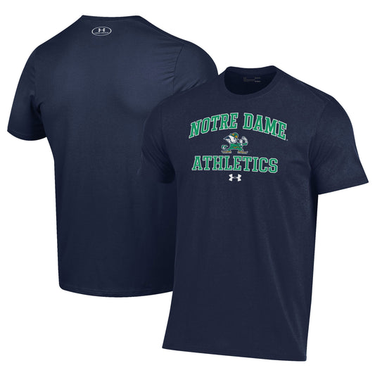 Men's Under Armour  Navy Notre Dame Fighting Irish Athletics Performance T-Shirt